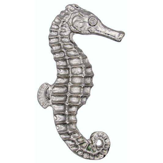 Large Seahorse Knob, Right, Nickel, Model 234N alt 0