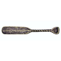 Wrapped Handle Canoe Paddle Pull, Antique Brass, Model 277AB alt 0