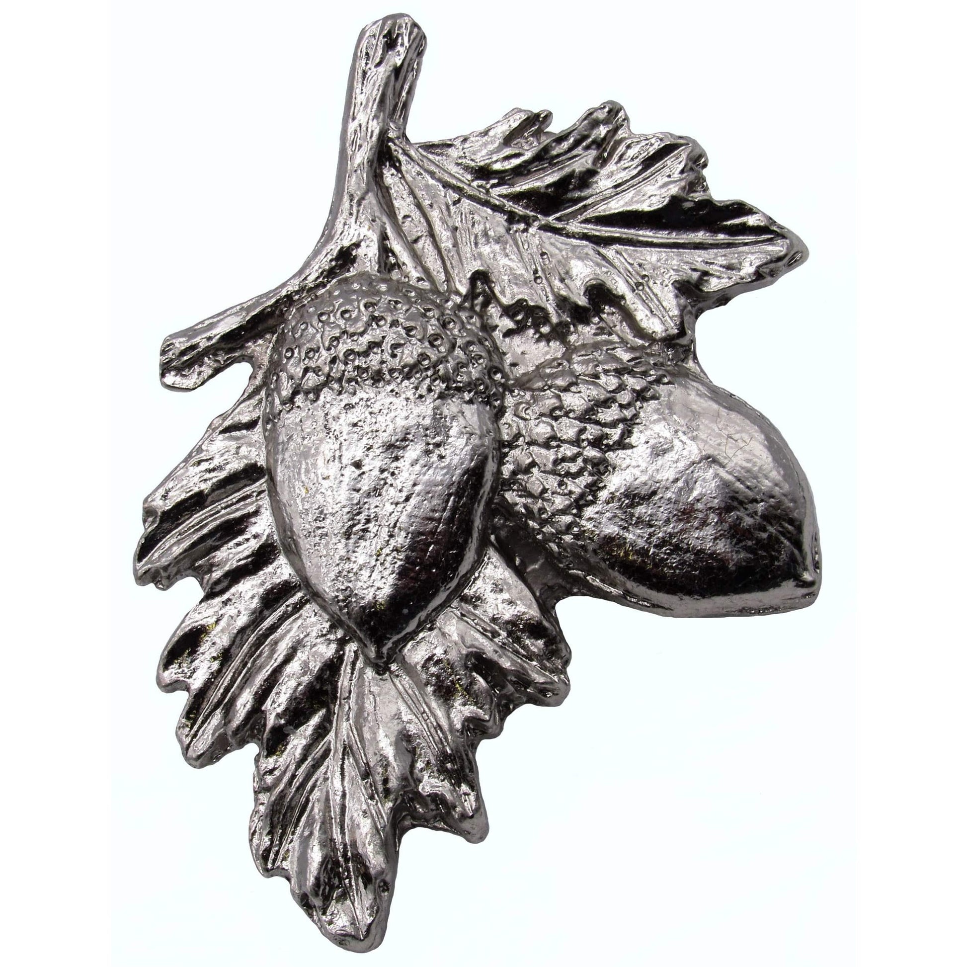 Acorns on Branch Pull, Nickel, Model 300N alt 0