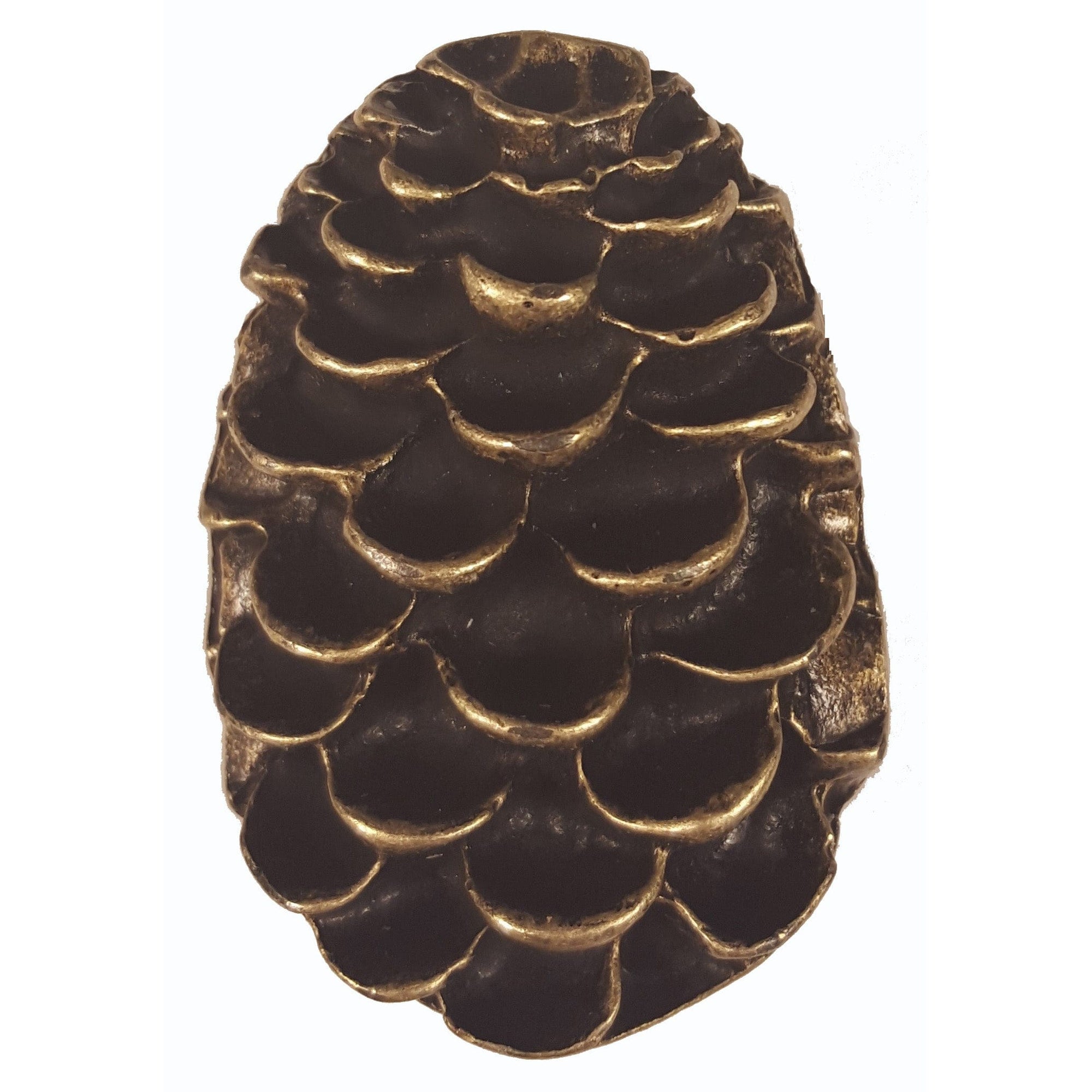 Pine Cone Pull, Antique Brass, Model 325AB alt 0