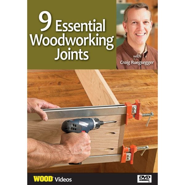 9 Essential Woodworking Joints with Craig Ruegsegger DVD alt 0