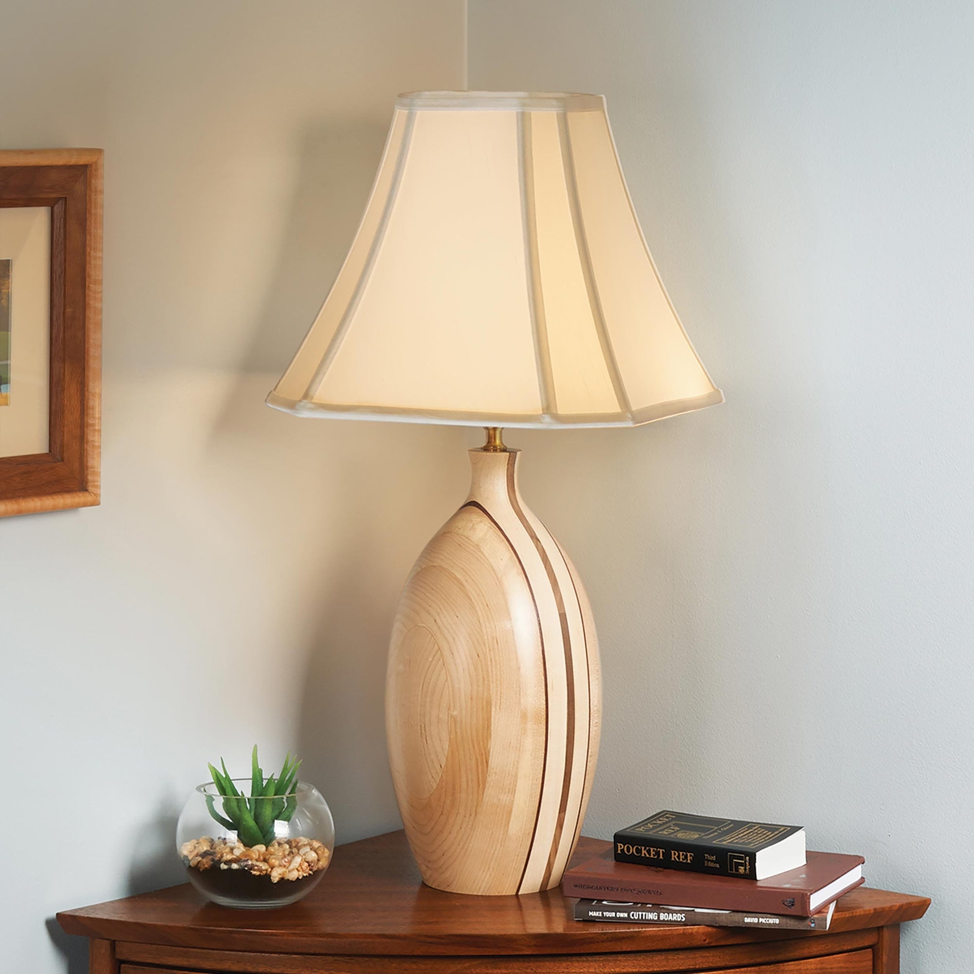 Turned Table Lamp Downloadable Plan alt 0