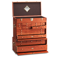 Ultimate USA Treasure Chest and Base Set in Quarter Sawn Golden Oak alt 0