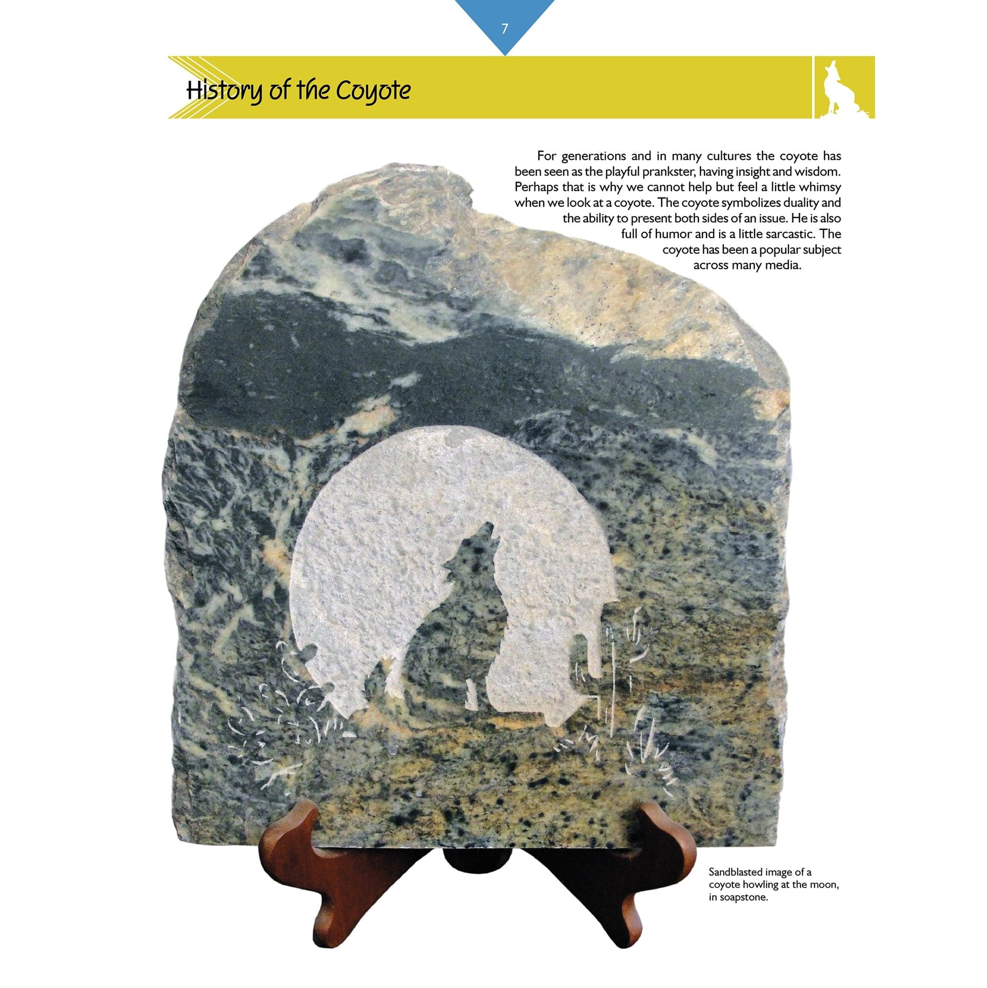 Carving a Coyote in Soapstone alt 0