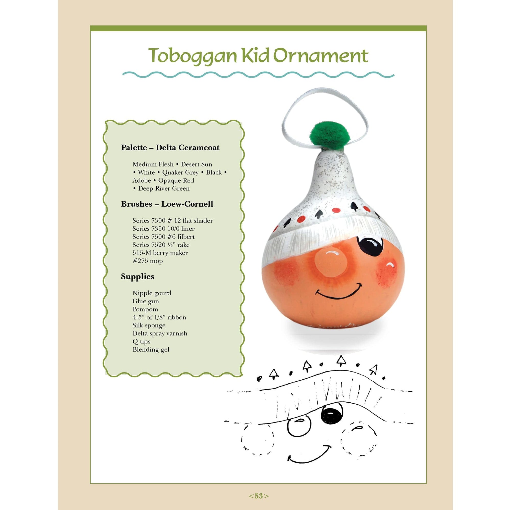 Holiday Fun: Painting Christmas Gourds alt 0