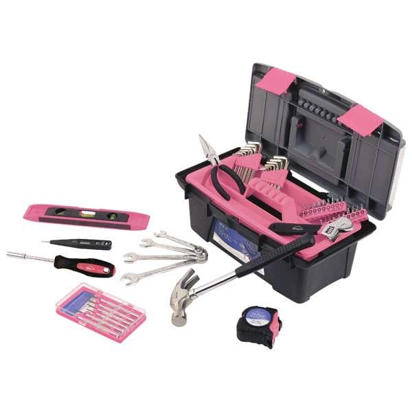 53 pc. Household Tool Kit, Pink, Model DT9773P alt 0