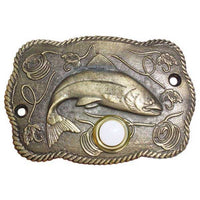 Trout Scene Door Bell, Oil Rubbed Bronze, Model 914ORB alt 0