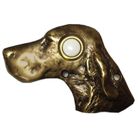 Dog Head Door Bell, Oil Rubbed Bronze, Model 924ORB alt 0