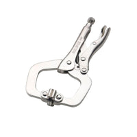 11" Locking C-Clamp with Swivel Pads 3.1" Capacity alt 1