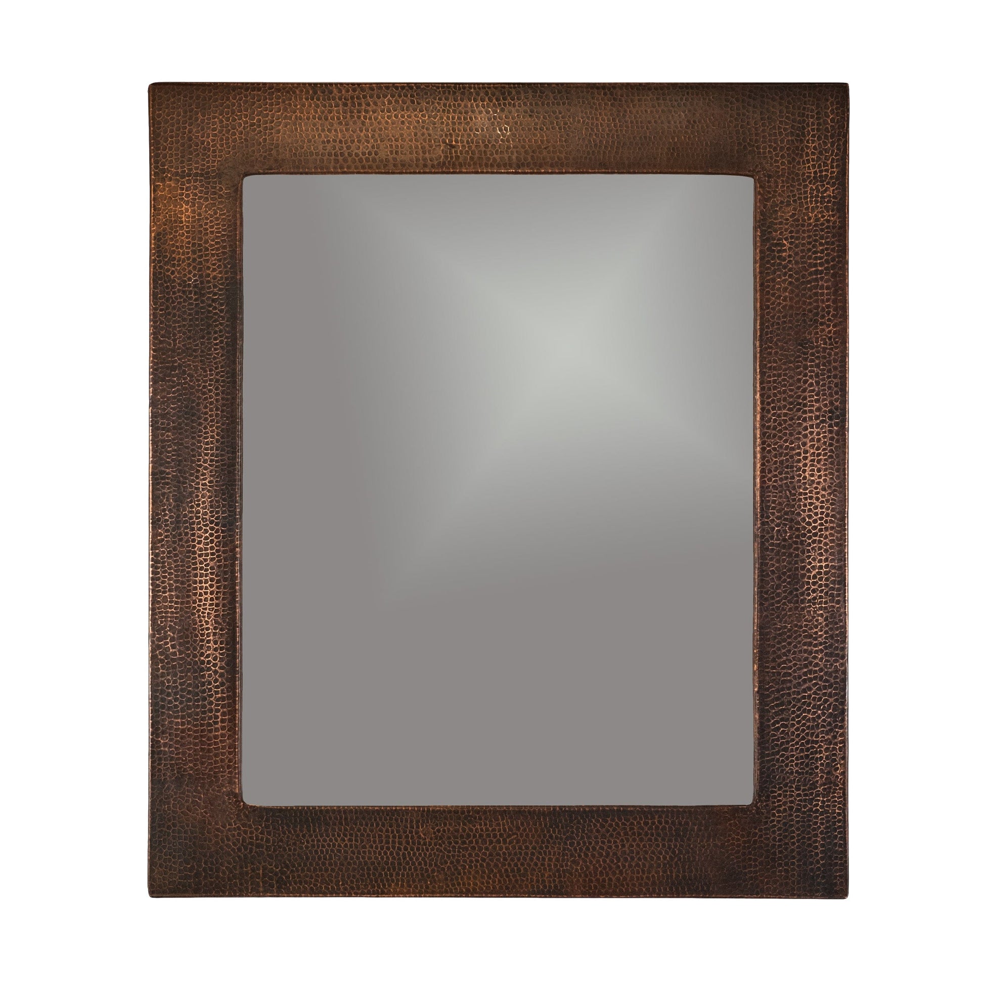 36" Hand Hammered Rectangle Mirror alt 0
