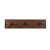 Hand Hammered Triple Robe Hook alt 0