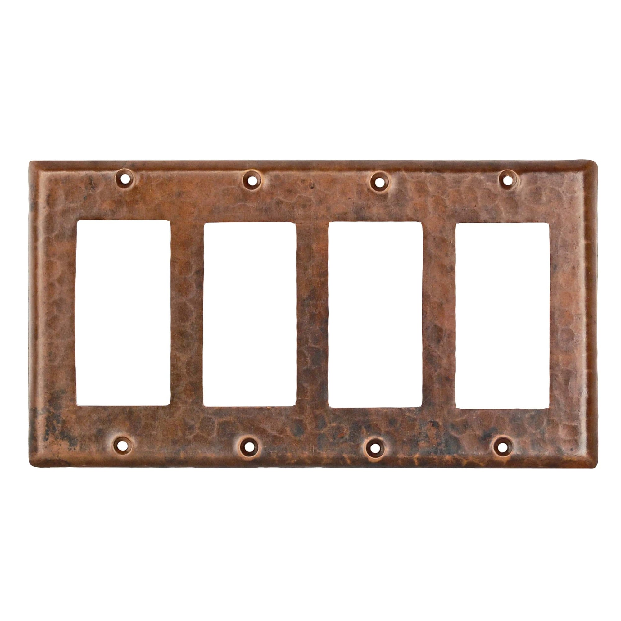 Quadruple Ground Fault/Rocker GFI Switchplate Cover alt 0