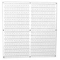 White Metal Pegboard Pack - Two Pegboard Tool Boards alt 0