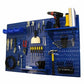 4' Metal Pegboard Standard Tool Storage Kit - Blue Toolboard & Blue Accessories alt 0