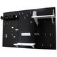 4' Metal Pegboard Standard Tool Storage Kit - Black Toolboard & White Accessories alt 0