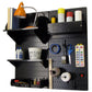 Pegboard Hobby Craft Pegboard Organizer Storage Kit with Black Pegboard and Black Accessories alt 0