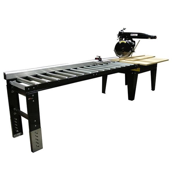 8' x 22 Extension Table with 15 Rollers alt 0