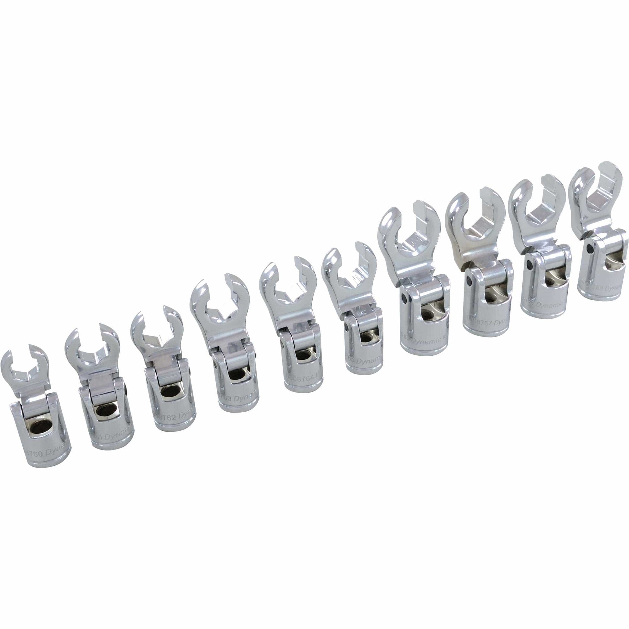 3/8" Drive 10pc Metric Flare Nut Socket Set, 10mm - 19mm alt 0