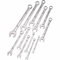 Combination Wrench Set with Mirror Chrome Finish,12pc SAE 1/4" - 15/16" alt 0