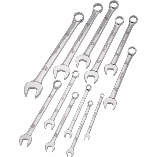 Combination Wrench Set with Mirror Chrome Finish,12pc SAE 1/4" - 15/16" alt 0