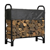 Firewood Rack-in-a-Box Heavy Duty with Cover, 4' alt 0