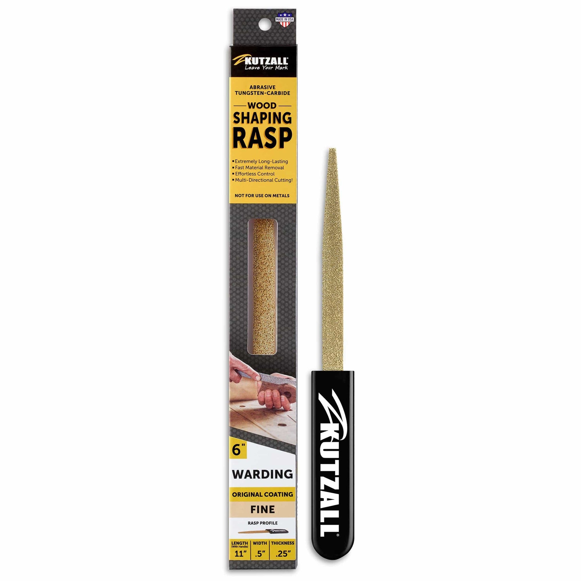 Original Warding Hand Rasp - 6" - Fine alt 0