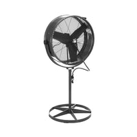 Misting Barrel Pedestal Fan