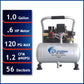Portable Steel Tank Air Compressor 0.6 HP 1 Gallon alt 0