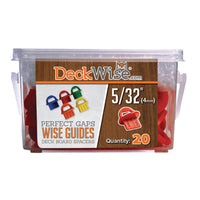 WiseGuides Decking Board Gap Spacers, 5/32 in., 20 pieces alt 0