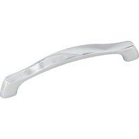 Cabinet Pull, 128mm C/C, 6-1/8" O.L.,  Polished Chrome alt 0