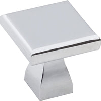  Hadly Knob 1" O.L.,  Polished Chrome alt 0