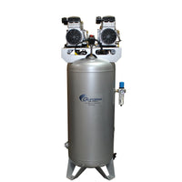 4HP 60 Gallon Oil-Free Steel Tank Air Compressor with Auto Drain Valve alt 0