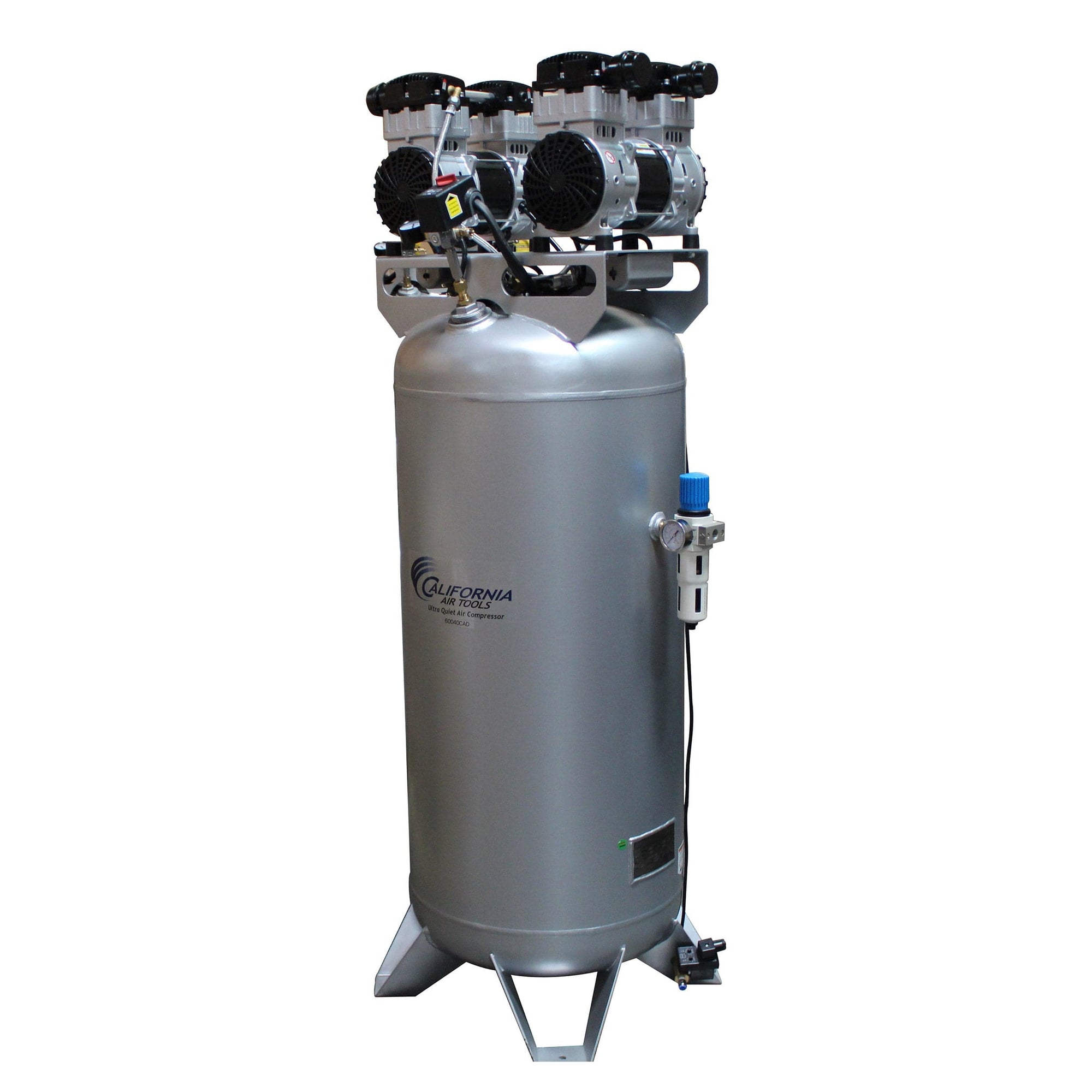 4HP 60 Gallon Oil-Free Steel Tank Air Compressor with Auto Drain Valve alt 0