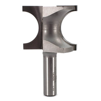 1434A Half Round (Bull Nose) Router Bit 1/2" SH 9/16" R X 1-1/8" Co X 1-1/2" CL 1-15/16" D alt 0