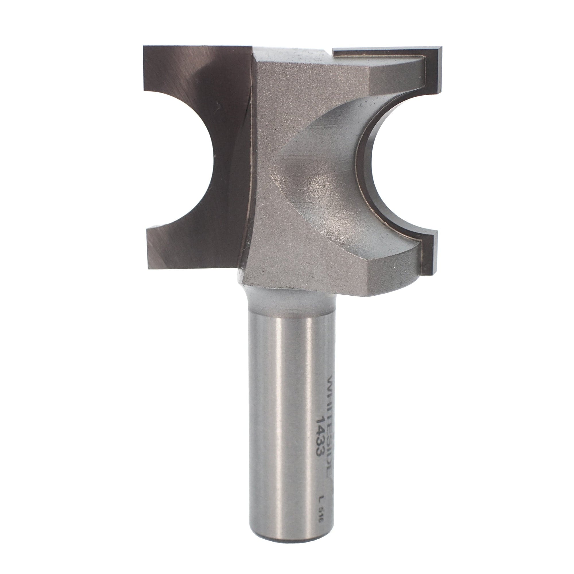 1433 Half Round (Bull Nose) Router Bit 1/2" SH 3/8" R X 3/4" Co X 1-1/4" CL 1-5/8" D alt 0