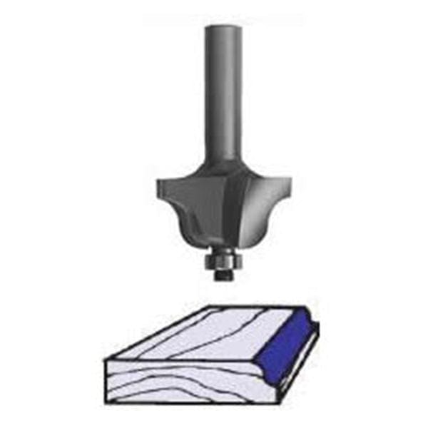 2210 Roman Ogee Router Bit 3/8" R X 2" D 1" CL 2-3/4" OL alt 0