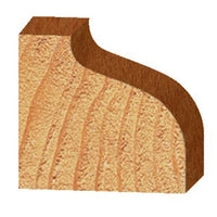 3228 Ogee Router Bit 1/2" SH 9/64" And 5/16" R 1-5/8" D X 5/8" CL X 2-1/2" OL alt 0