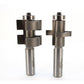 3373 Straight Tongue And Groove (2) Router Bit 1-1/4" D X 1-1/4" CL X 3-1/8" OL alt 0