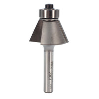 2301 Edge Bevel Router Bit 25 A 1/4" SH 9/16" CL X 1/2" CH 2" OL alt 0