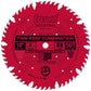 LU83R010 Finish Red Circular Saw Blade 10" x 5/8" Bore x 50 Tooth Combination Thin Kerf alt 0