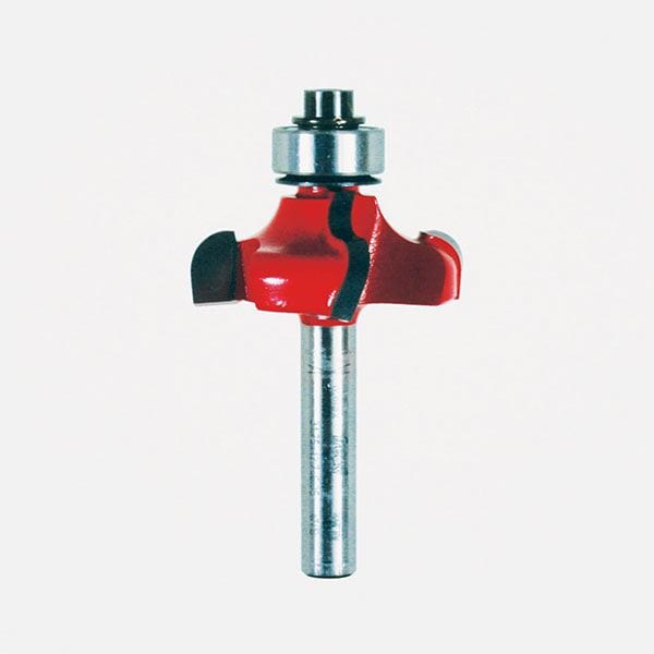 38-152 Quadra-Cut Ogee Router Bit 1/4" Shank 1-1/4" D 1/2" CL 3/16" R alt 0
