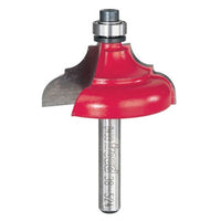 38-524 Classical Bold Cove And Bead Router Bit 1/4" SH 1-1/2" D 11/16" CL 1/4" R alt 0