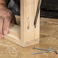 Pocket Hole Screws for Hardwoods- 1 1/4" Long Fine Self-Cutting Threaded Square Drive- 500 Piece 