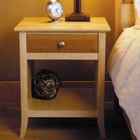 Downloadable Woodworking Project Plan to Build Maple & Cherry Nightstand alt 0
