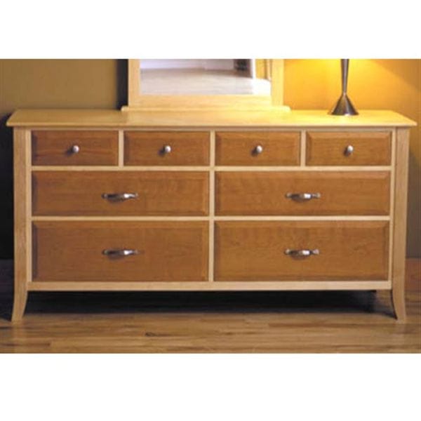 Woodworking Project Paper Plan to Build Maple & Cherry 8-Drawer Dresser alt 0