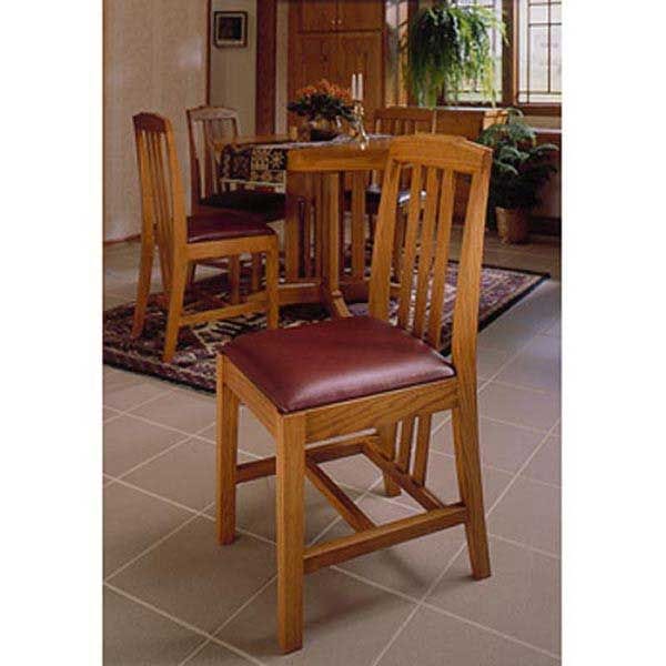 Woodworking Project Paper Plan to Build Arts and Crafts Dining Chairs alt 0