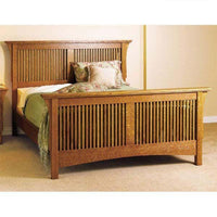 Downloadable Woodworking Project Plan to Build Arts & Crafts Bed alt 0