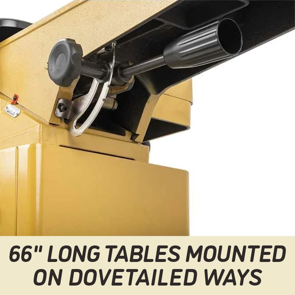 6" Jointer - 1 HP 1 Ph 115/230V - Helical Cutterhead - 54HH