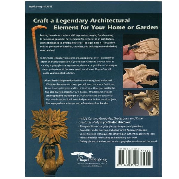Carving Gargoyles, Grotesques and other Creatures of Myth alt 0