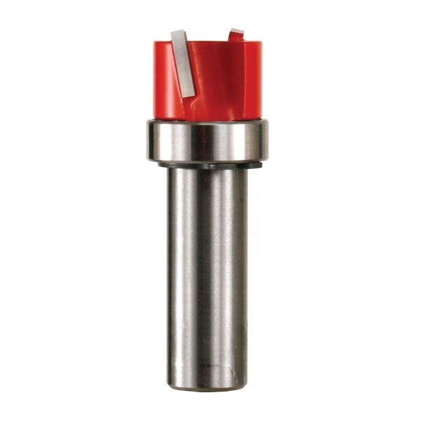 16-523 Mortising Router Bit with Top Bearing 1/2" SH 1-1/4" D 1/2" CL alt 0